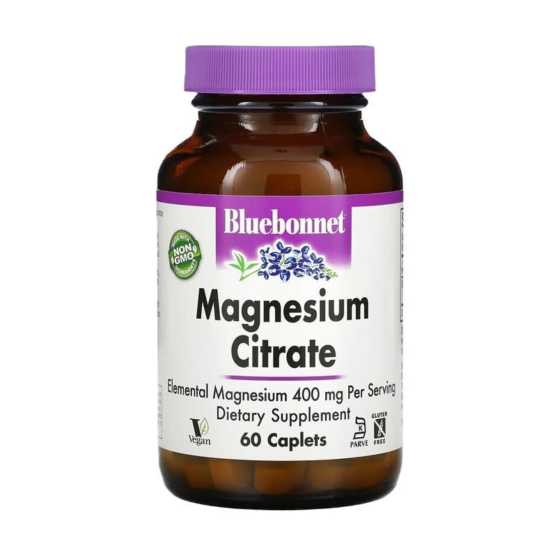 Цитрат магнію Bluebonnet Nutrition Magnesium Citrate, 60 капсул